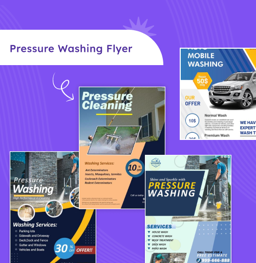 Pressure Washing Flyers