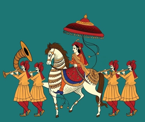 Baraat &Wedding Ceremony motif
