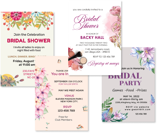 bridal shower invitations